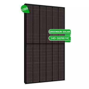 MWT Solar Panel 560w 540w Black Monocrystalline Solar Cell CQC