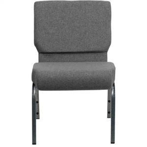 Stackable Padded Church Chairs Grey Auditorium Seating Chairs For School