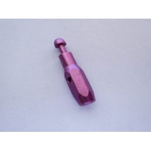 Purple Anodized CNC Precision Machining Parts for Custom Axle Shaft