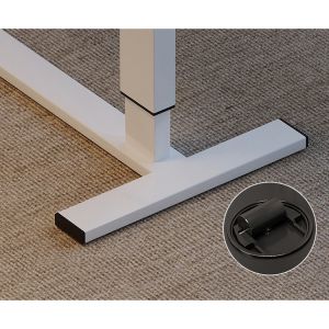 Custom Design Mini Bar Counter Wood Laptop Standing Desk with Manual Height