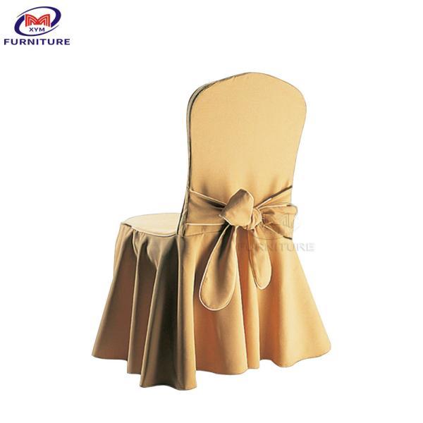 Quality Elastic Cotton Chair Covers And Sashes Folding Custom Decorative With Straps wholesale