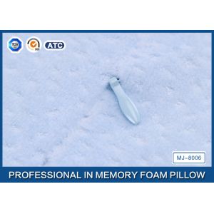 Airflow Contoured Urethan Memory Foam Toddler Pillow With Cotton Velour Cover
