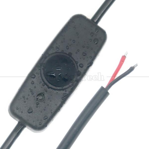 Custom Factory Waterproof Silicon Cover Push Button 2 Pin DC Power on off Switch