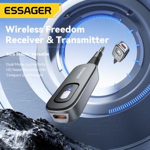 ESSAGER ES-BT10 Jack Aux 3.5mm to Bluetooth Transmitter Receiver Built in