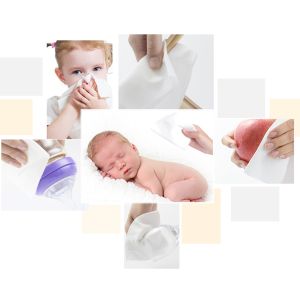 Customized Private Label Unscented Baby Water Wipes Natural Fabric Biodegradable