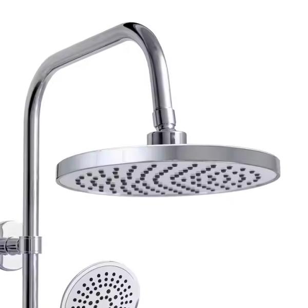 Single Handle Cold And Hot Water Shower Faucet Round Design Bathroom Shower System