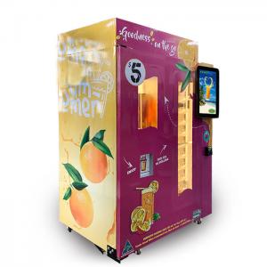 China Remote Control Orange Juice Vending Machine Business For 330-450 Ml Cup Size on sale