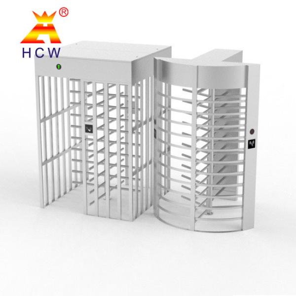 Revolving Single Door Full Height Turnstile 100W Electronic Barrier Gate For School