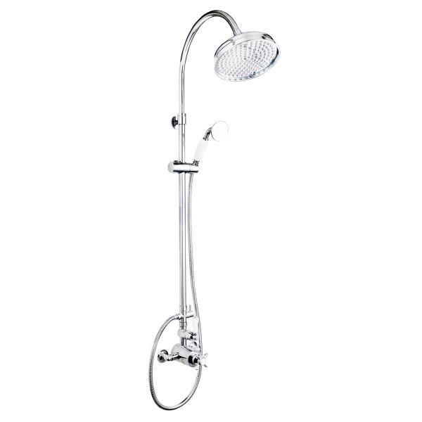 Quality Classical Thermostatic Shower Taps Customized With Double Handles wholesale