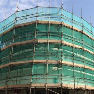 Green HDPE Construction Safety Net Green Building Protection Scaffolding Net