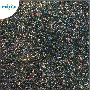 Grade 3 Glitter Leather Fabric Style Mixed Attractive High Brightness