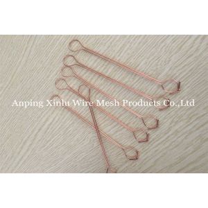 3 - 12 Inch Metal Copper Twin Wire double loop Bar Tie 350 - 550mpa Anti Rust