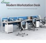 Customizable Panel Width and Frame Width Screen Separation Work Stations for