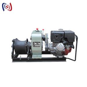 Belt Drive Variable Speed Wire Rope Traction Pulling Cable 16RPM Electric Power