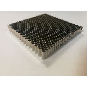 Brass / Steel Honeycomb Waveguide Air Vents Shielded Material For Emc Texting
