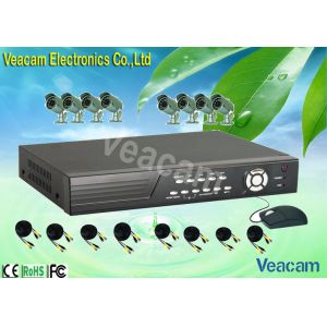 Cheap 8CH H.264 Triplex Real Time Economical, Waterproof DVR Kits with Dual Coding Stream for sale