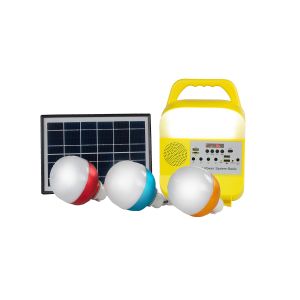 API ISO 5W LED Bulbs Plastic Solar Light Kits For Home