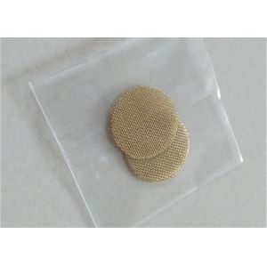 3/4 Inch Diameter Wire Mesh Filter Element Brass Mesh Smoking Pipe Screen