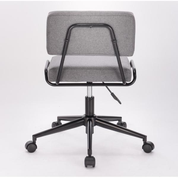 Industrial Style Swivel Home Office Chair With Ergonomic Design And Wheels