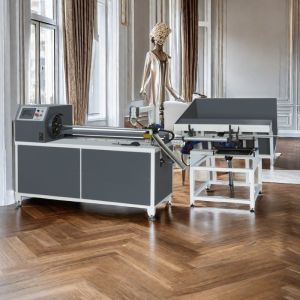 Fully Automatic Auto Loader Paper Core Tube Cutter Machine Servo Motor 3 Size