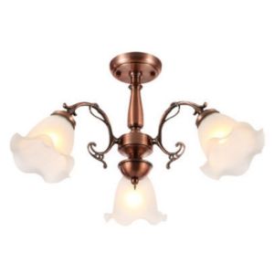 China Lily Of the Valley European Style Red Bronze Chandelier for living room hotels 3-arm 5-arm 8-arm 11-arm available on sale