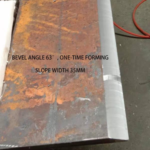 Automatic Walking Milling Steel Plate Beveling Machine With Double Cutter Head