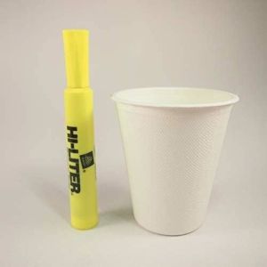 16 oz Biodegradable Disposable Drinking Coffee Cups, Eco Friendly Premium Party