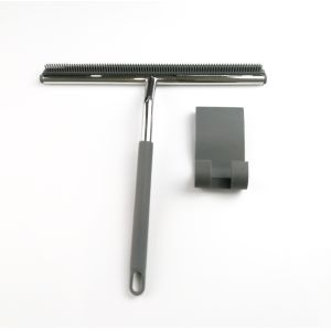 Chrome Polished Shower Glass Scraper / Window Wiper Squeegee Easy Insallation