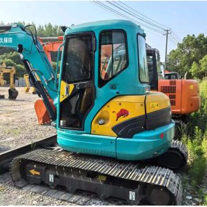 6 Ton Japan Brand Mini Excavator With Kubota Engine Bagger