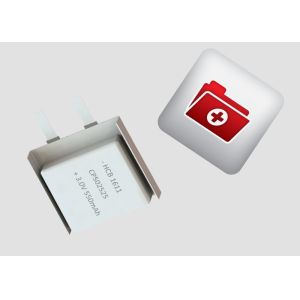 3V Li MnO2 550mAh 450Wh/kg Lithium Pouch Cell