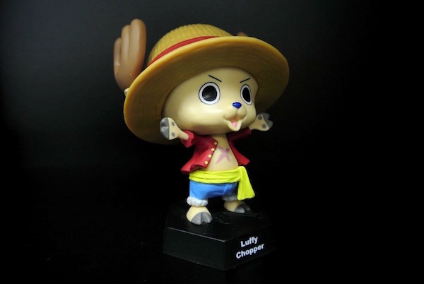 One Piece Character Cartoon Custom Plastic Toys With A Strawhat 3.5 Inch