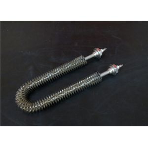 Long Lifetime Finned Air Heater Finned Heating Elements Easy Maintain