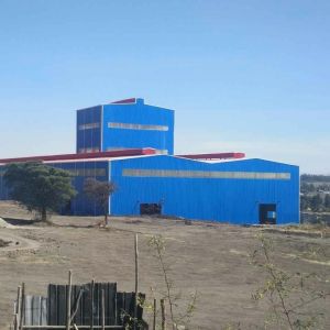 Custom Steel Structure Workshop with PVC Windows and H Frame