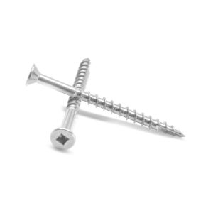 T17 Galvanised C3 Deck Screws Square Countersunk Head Screw With Ribs