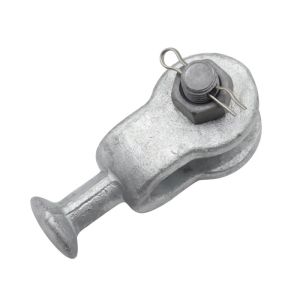 Forged Steel Galvanized 70kn Socket Eye Socket Tongue Pole Line Fitting