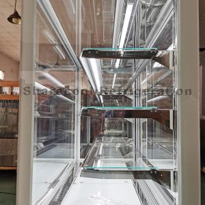 4 Layers Glass Cake Display Cake Showcase Cabinet Air Cooling With Defroster