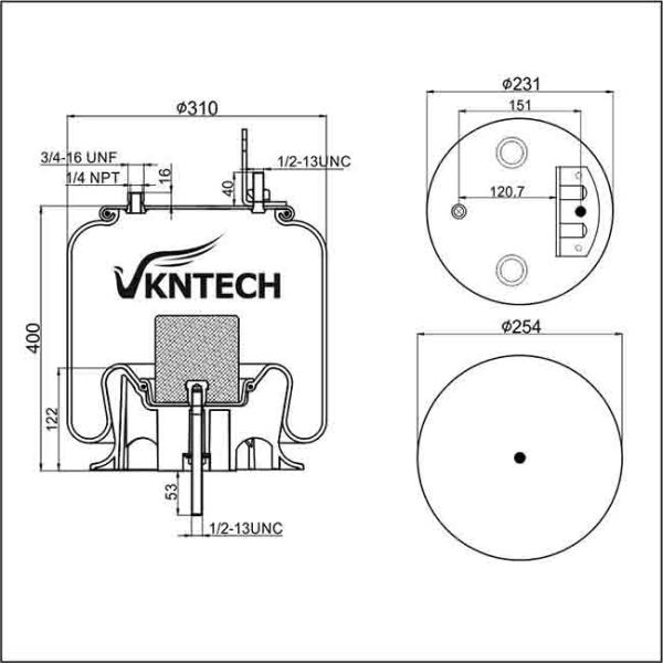 W01-3598-9371 Truck Air Spring CONTITECH 910-18.5P521 1R12-401