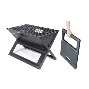 China Slim Camping Portable Charcoal Outdoor Grills Chromed Steel Foldable 45X30X30cm on sale