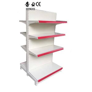 Cheap Factory Customized Color Size Medium Duty Supermarket Shelves Double-sided Grocery Shelves for sale