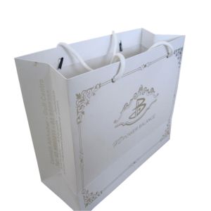 Order Custom Printed Paper Merchandise Bag Business Packaging Online With Eyelet