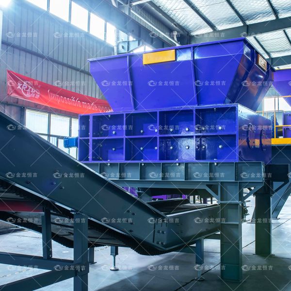 Industrial Automatic Double Shaft Metal Shredder with Six-fold Bearing Seal and