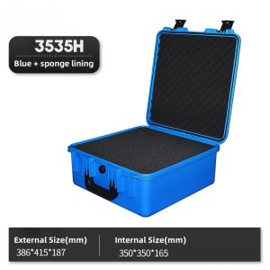 China Yellow Square Tool Storage Case with Plastic Handle and Lightweight 2.35KG Design for Versatile Protection on sale