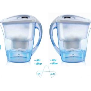 Cheap White color with manual timer indicator for kitchen use water filter jugs for sale