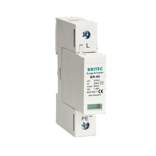Quality BR-60 4P Surge Protective Device Arrestor Lightning AC Spd wholesale