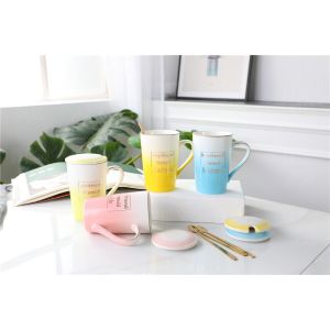 Scratch Prevent LFGB 20oz Porcelain Reusable Espresso Coffee Cup