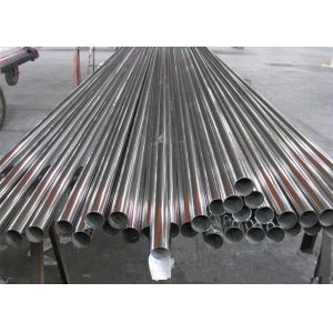 Seamed Type 304 SS Polished Pipe Round Shape Anti Corrosion For Construction