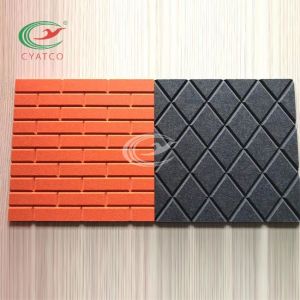 Recycled Indoor 3D Acoustic PET Felt Panels Engraved Multipurpose