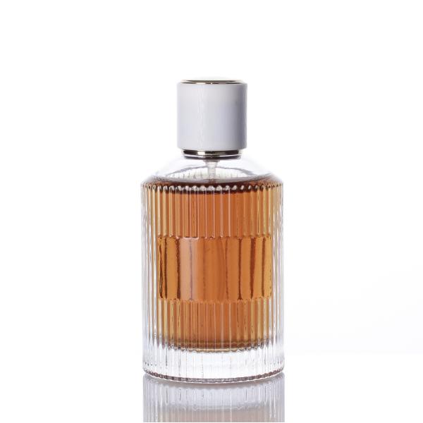 10ml100ml Slanted Shoulder Stripe Fine Spray Perfume Bottle Advanced Glass Perfume Bottle