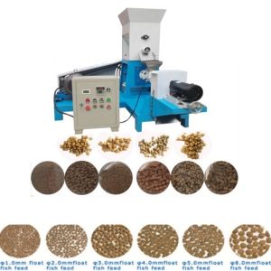Diesel Electric Floating / Sinking Fish Feed Extruder Machine for shrimp crab
