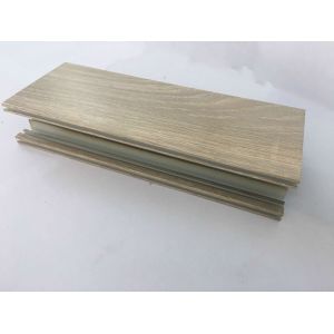 China 6m Wood Finish Aluminium Profiles Shape Customized For Decoration on sale